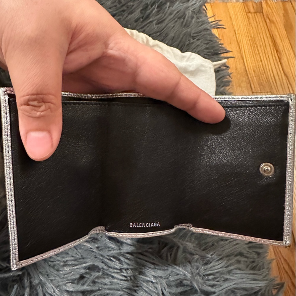 EUC Silver Balenciaga Wallet - Picture 6 of 11
